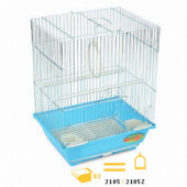 Triol Клетка для птиц 2105Z  цинк 30*23*39 см