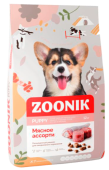 ZOONIK сухой корм для щенков собак средних и крупных пород Мясное ассорти