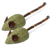 Triol Игрушка для кошек из мататаби "Мышки", 40/100 мм, серия NATURAL