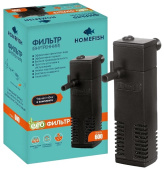 Homefish 600 Фильтр внутренний для аквариума до 60л, 300л/ч 4,0 Вт