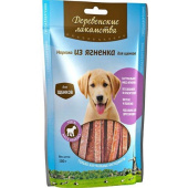 Деревенские лакомства Нарезка из ягненка для щенков, 90 г