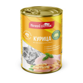 Ночной охотник Консервы для кошек желе курица, 415 г