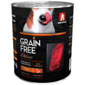 Зоогурман Grain Free, консервы для собак, Гусь, 350 г