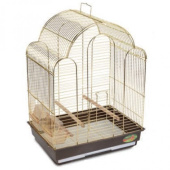 Triol Клетка для птиц 9100G золото, 42*30*56 см
