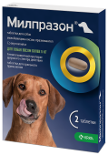 КRКА Милпразон 2*12,5 мг/125 мг для собак крупных пород