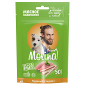 Molina АКЦИЯ Лакомство для собак всех пород и щенков Куриный сэндвич, 50 г