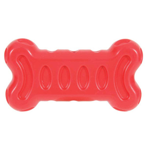 Zolux Игрушка кость, серия Бабл, красная 15 см ЗОЛЮКС
