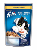 FELIX пауч для кошек курица в желе 85 г