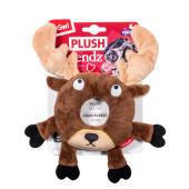 GiGwi Игрушка для собак Лось с пищалками 21см, серия PLUSH FRIENDZ