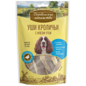 Деревенские лакомства Уши кроличьи с мясом утки 90г