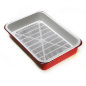 ВАКА Туалет Люкс с сеткой для кошек, 38,5*28*8,5 см