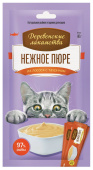 Деревенские лакомства Для кошек, нежное пюре из лосося, 40 г