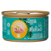 Molina Консервы для собак мелких пород и щенков Цыпленок в желе, 70 г