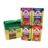 Кеша Корм для хомяков АССОРТИ 125 г, 4 вида в 1 упаковке.