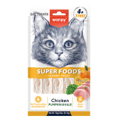 Wanpy Cat Пауч для кошек курицы с тыквой и кейлом 70 г
