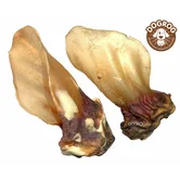 Katrin Лакомство для собак ухо говяжье (17-24 см) натуральное с внутренним мясным ухом, 1 упаковка 15 шт.