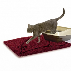 Dog Gone Smart Коврик для кошек супервпитывающий, M,51*79 смкрасный