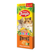 Happy Jungle Палочки для мелких грызунов, мед и фрукты, 3 шт. 90 г