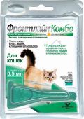 Merial Фронтлайн Комбо XL Капли от блох и клещей для кошек и хорьков, до 10 кг, 1 пипетка