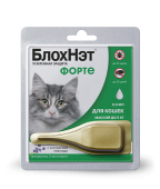 Астрафарм БлохНэт Форте капли на холку против клещей и блох для кошек до 5 кг, 0,5 мл