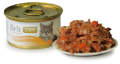 Brit Care Tuna,Carrot & Pea Консервы суперпремиум класса для кошек Тунец, морковь и горошек, 80 г