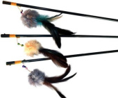 Ашера И-14 Дразнилка для кошек "Мячик с перьями"