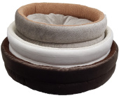 Дружок 3/3 Лежанка Круглая с подушкой большая, 50*50*15 см