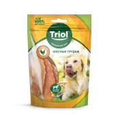 Triol Лакомство для собак Мясные грудки из курицы, 70 г