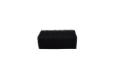 Россия Губка прямоугольная ретикулированная черная №2, 6х4х11 см