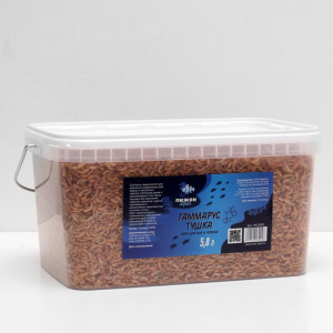 Россия Корм для рыб и черепах "Пижон" гаммарус тушка, ведро, 3,3 л