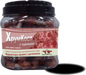 Грин Кьюзин Лакомство для собак ХРУМКОСТЬ, Сушеные гантельки с курицей, 750 г