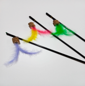 Ашера Дразнилка-удочка для кошек "Бочка с пером" 