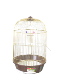 Алиса Клетка для птиц золотая А 004 G#, 34*58 см 