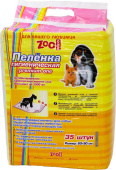 V.I.Pet Пеленка гигиеническая антибактериальная, 60*90 см, 35 шт