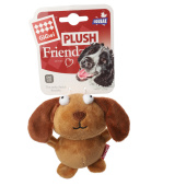 GiGwi Игрушка для собак Собака с пищалками 13см, серия PLUSH FRIENDZ, GiGwi