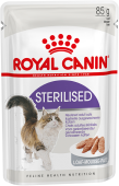 Royal Canin Sterilised, консервы в паштет для стерилизованных кошек, 85 г