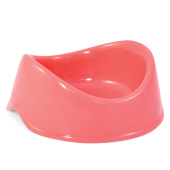 Triol Миска пластиковая "Бисквит", коралловая, 0,15 л