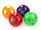 Россия Игрушка для кошек Мяч-погремушка футбольный 4 см