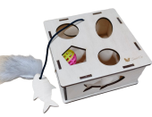 Ашера Игрушка для кошек "Smart Cat Мини", фанера, 15*15*6,6 см