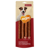 Мнямс Лакомство На каждый день для собак Колбаски из говядины 135 г