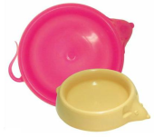 Зооэкспресс Миска Мышка №1 для кошек 0,3 л d 15 см пластмассовая, 