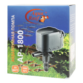 Aqua Reef Помпа-циркулятор AP-1800, на 300-450 л, 25 Вт, 1800л/ч, h 180 см, черный