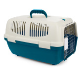 Triol Переноска для животных c металлической дверцей "Спутник" S, темно-зеленая, 480*290*280мм, серия TRAVEL