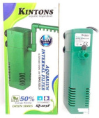 Kintons Фильтр внутренний с флейтой-IQ203F-800 л/ч погружной 100-200 л, 12Вт, зеленый