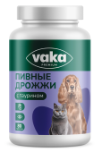ВАКА Пивные дрожжи для собак и кошек с таурином 80 таблеток