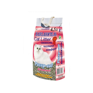 Pussy-cat наполнитель древесный для кошек,