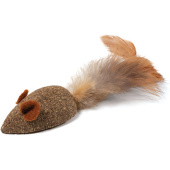Triol Игрушка для кошек, Мышка с перьями, из кошачьей мяты