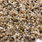 Биодизайн Галька морская "жемчужная"  фр. 4-6 мм пл.пакет 4л. 5кг