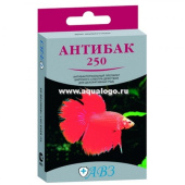 АВЗ Антибак 250 для рыб 6т. Антибиотик 