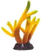 BARBUS Коралл пластиковый ЖЕЛТО-ЗЕЛЕНЫЙ 14,5*4,7*15 см